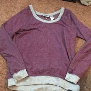 purple long sleeve